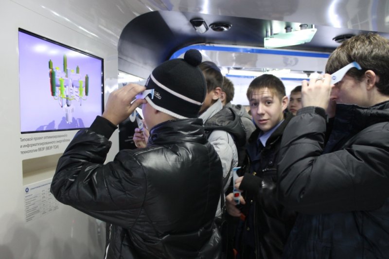 Фото к Поезд инноваций побывал в Новосибирске