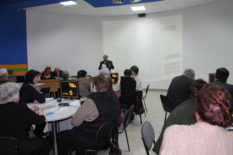 Фото к В честь 70-тилетия прорыва блокады Ленинграда в Информационном центре атомной отрасли собрались ветераны педагогического труда всех районов города Новосибирска